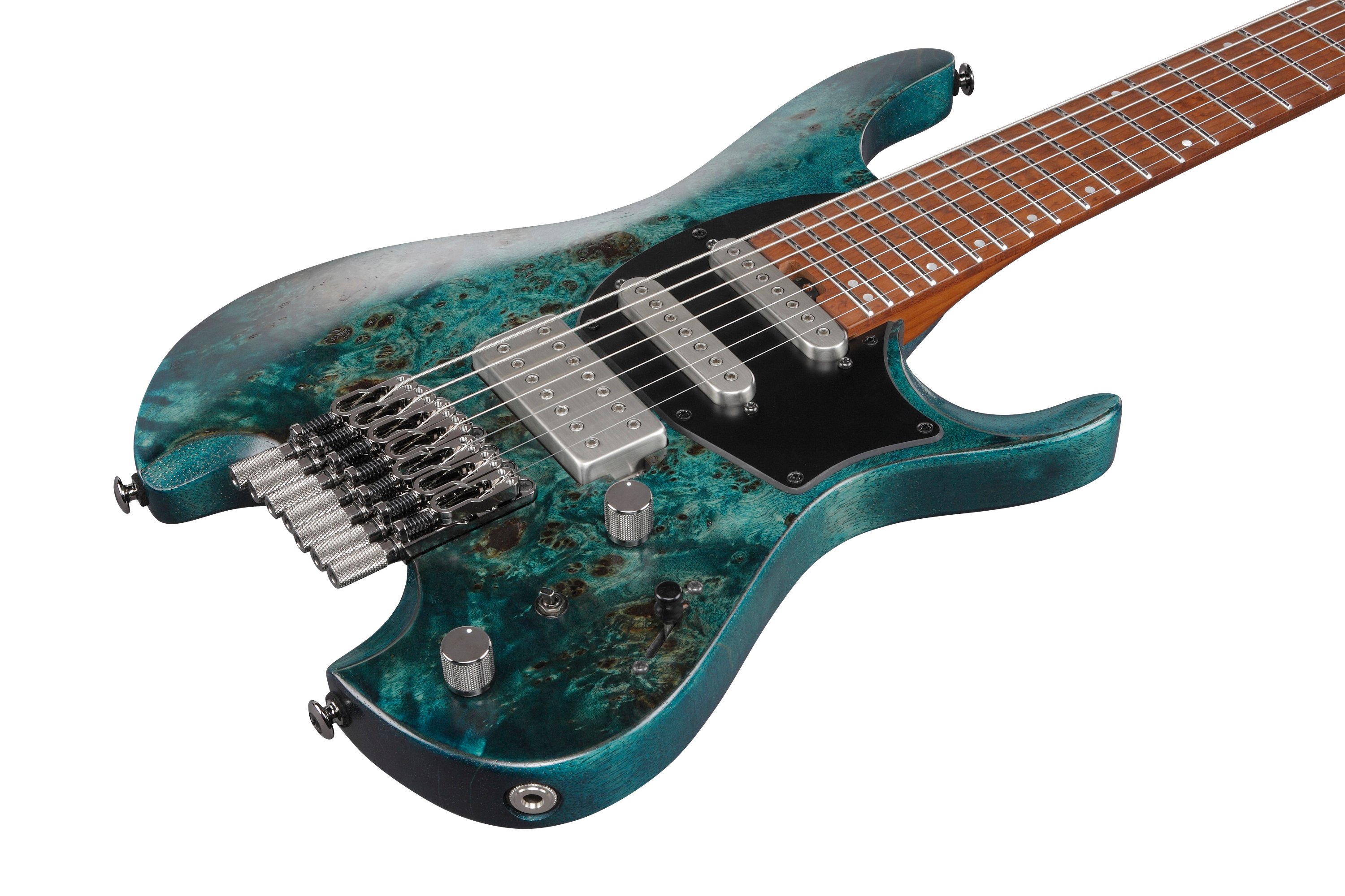 Ibanez Q547PB Q Series 7-String Headless Electric Guitar in Cosmic